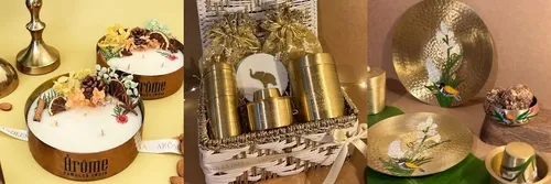 Arome Candles India: a photo from its own site